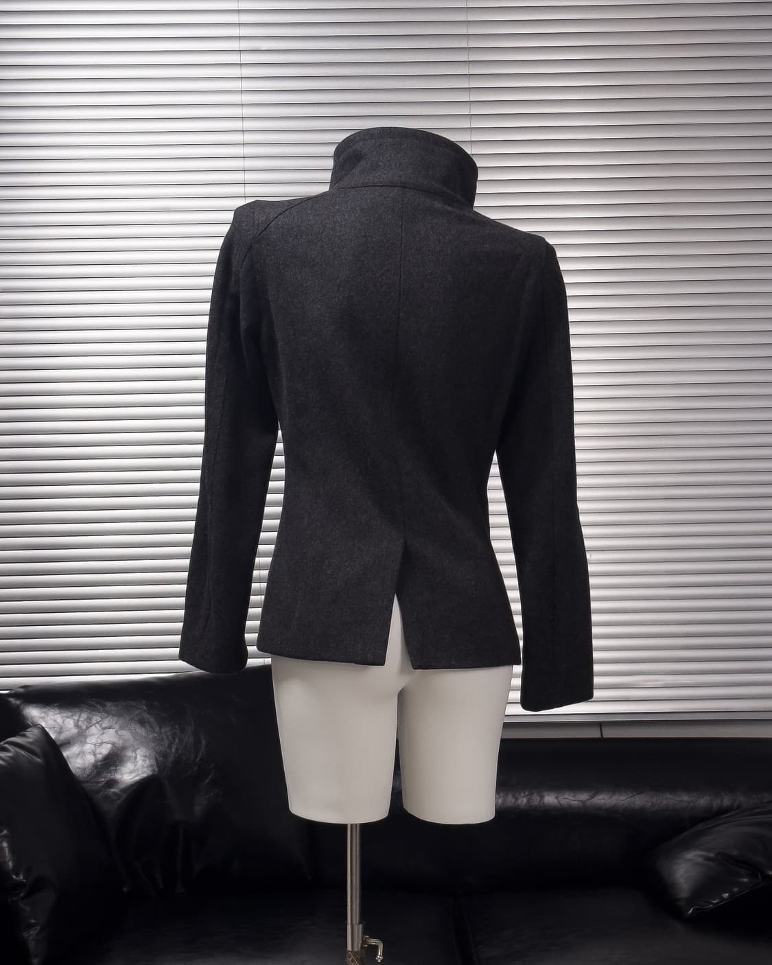 {Schlussel} Asymmetric High Neck Jacket  상품이미지3