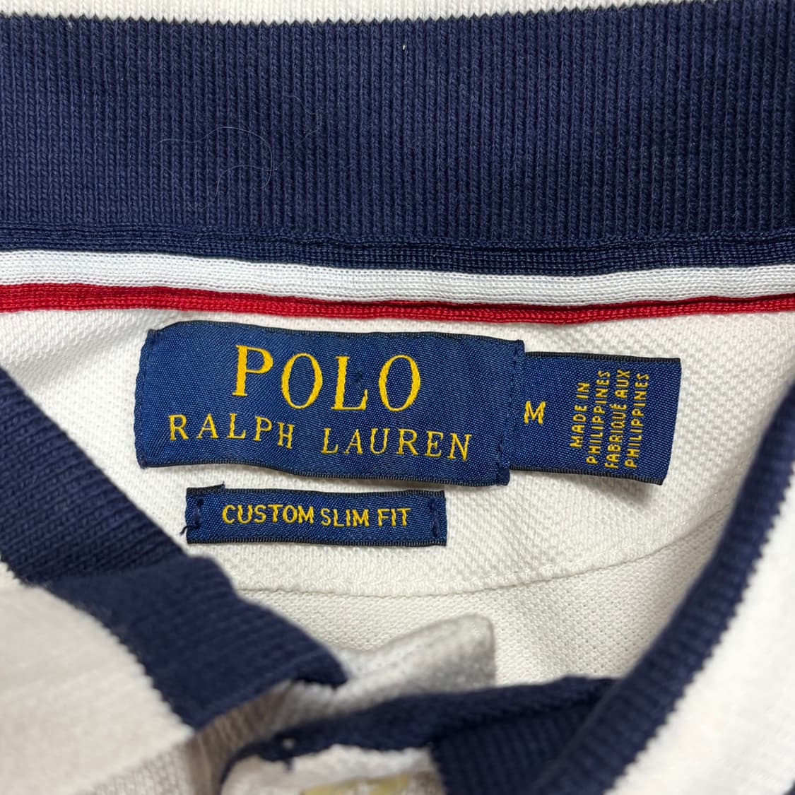 폴로 대대장 빅포니 치프키프 USA 1967 화이트 반팔 카라 티셔츠 M 상품이미지9