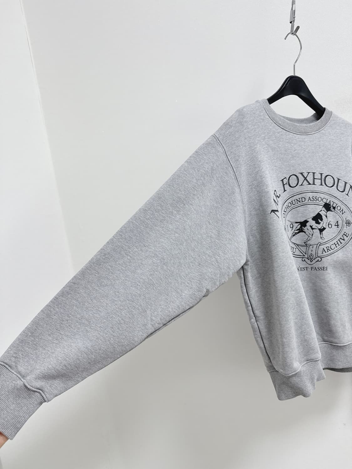 siyazu 그레이 스웻셔츠 상품이미지5