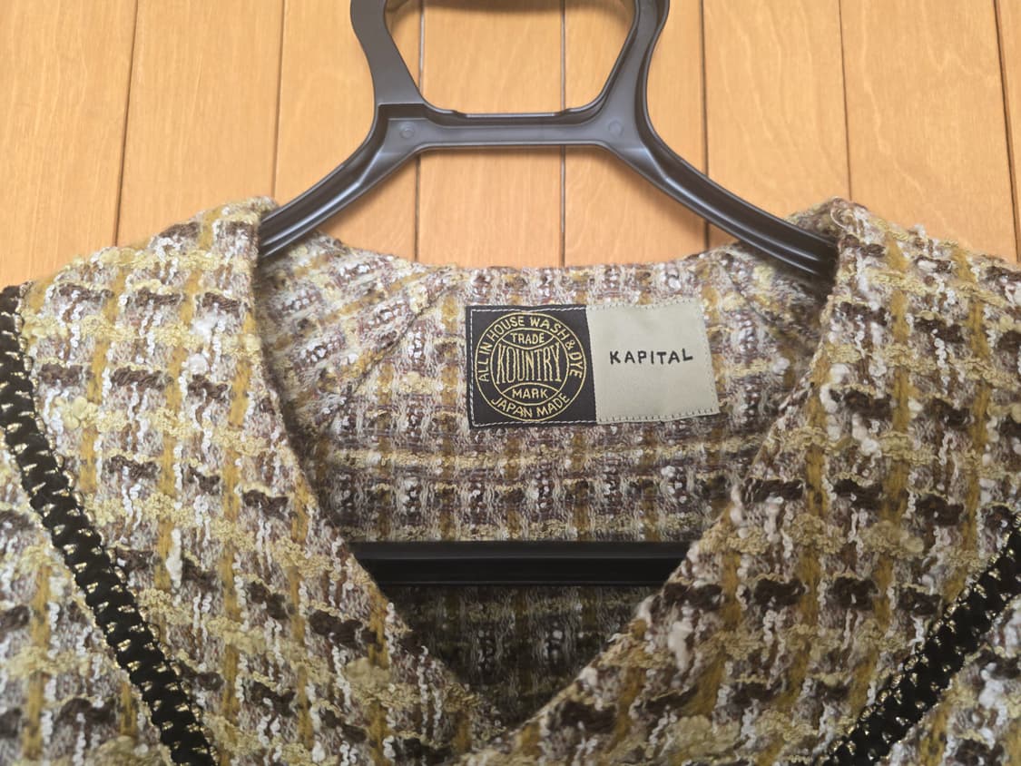 캐피탈 트위드 베이스볼 자켓 상품이미지4