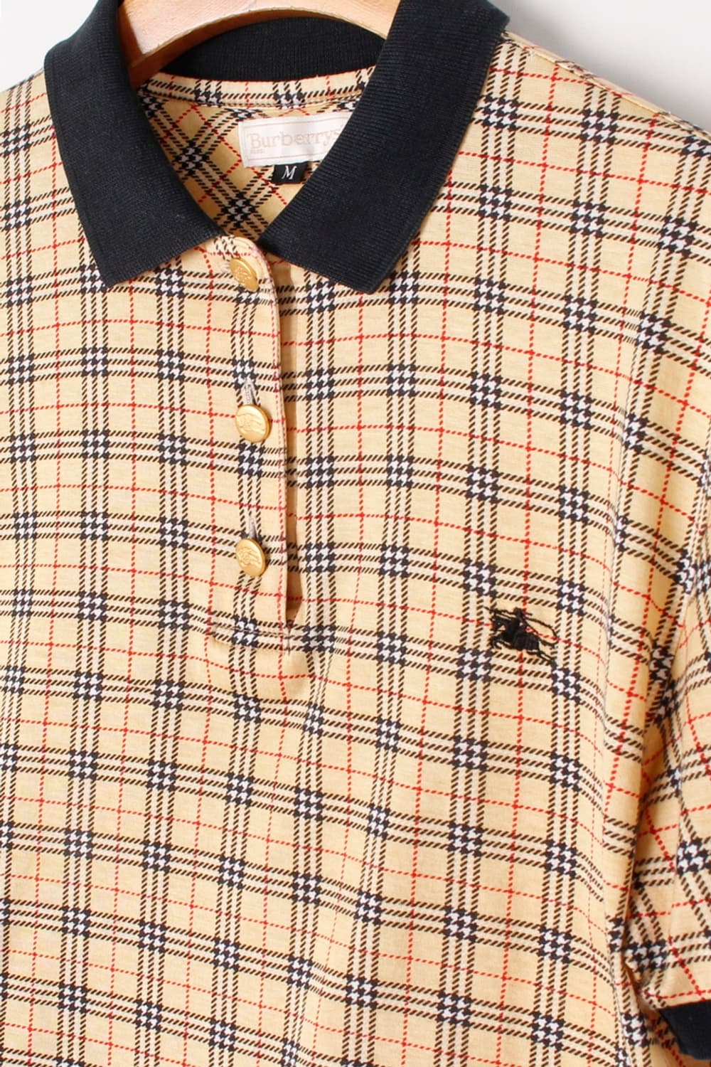 90s 빈티지 버버리 커스텀 크롭 티셔츠 WOMAN_M 상품이미지2