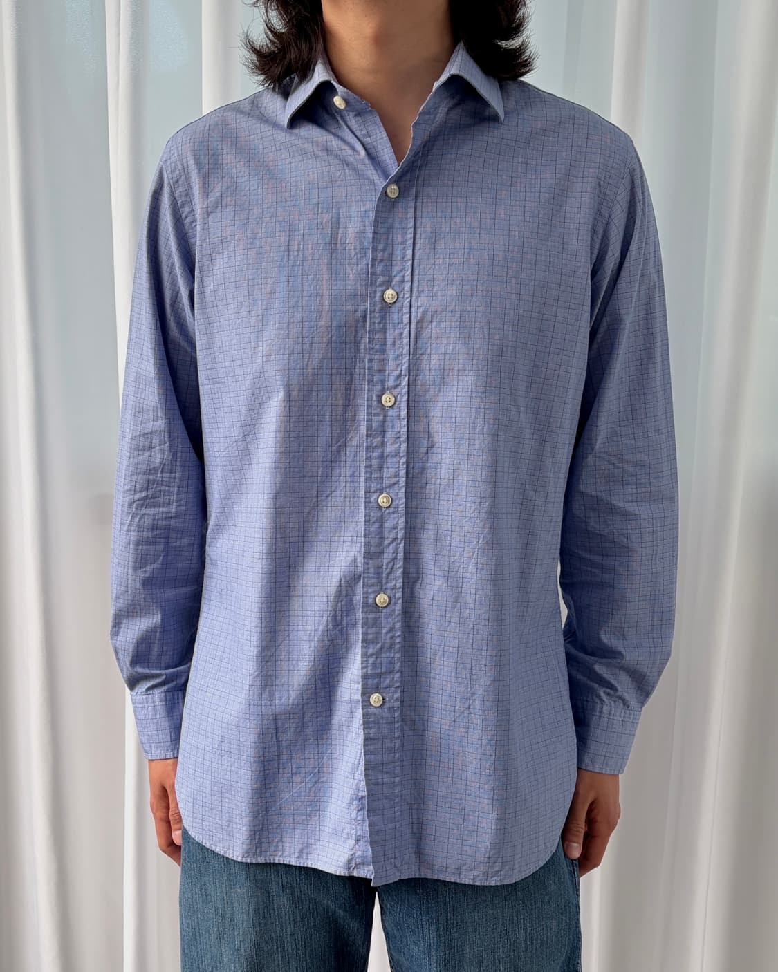 [L]폴로 랄프로렌 리젠트 커스텀핏 체크 셔츠 상품이미지4