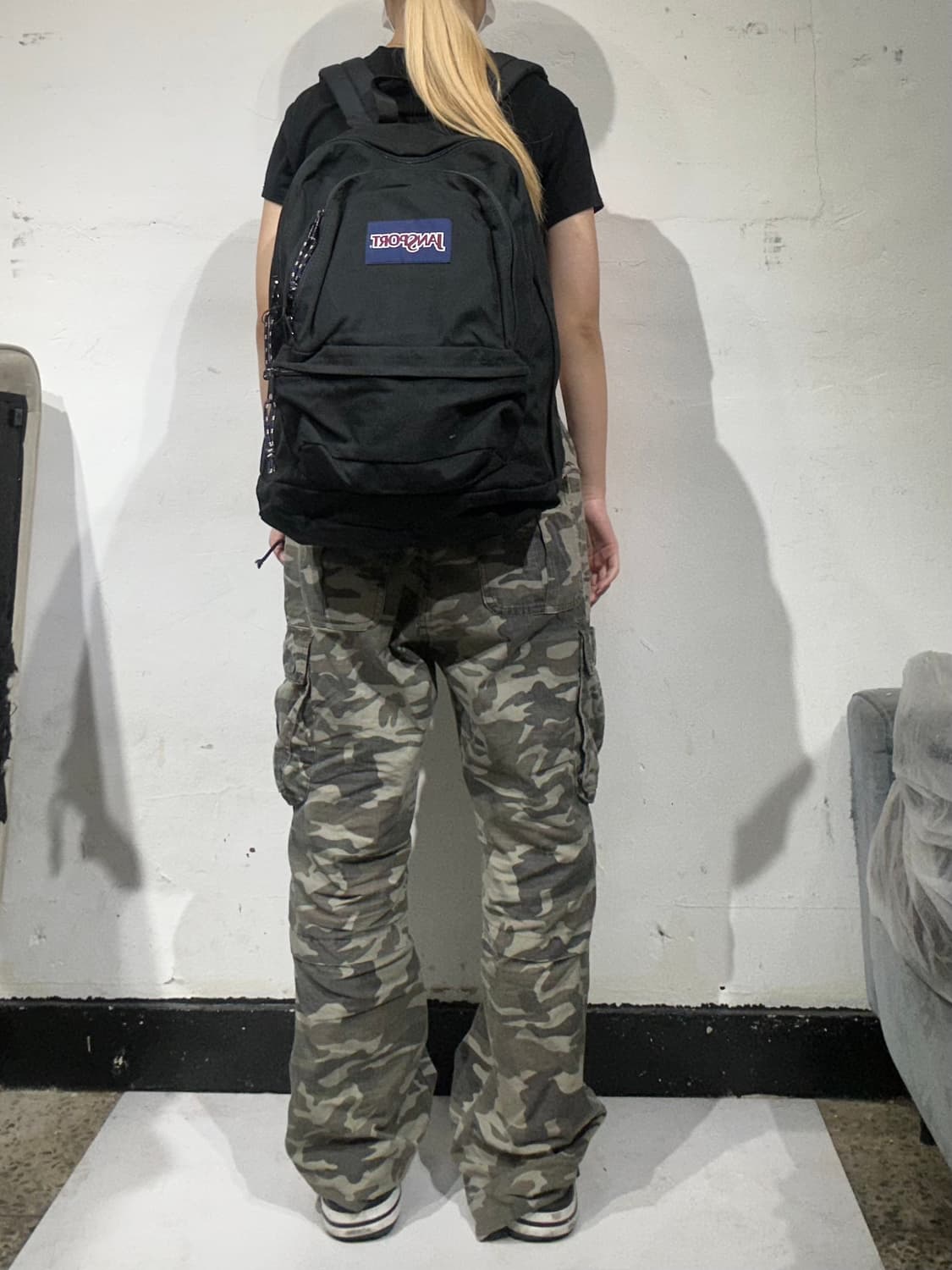 잔스포츠 블랙 백팩 가방  상품이미지3