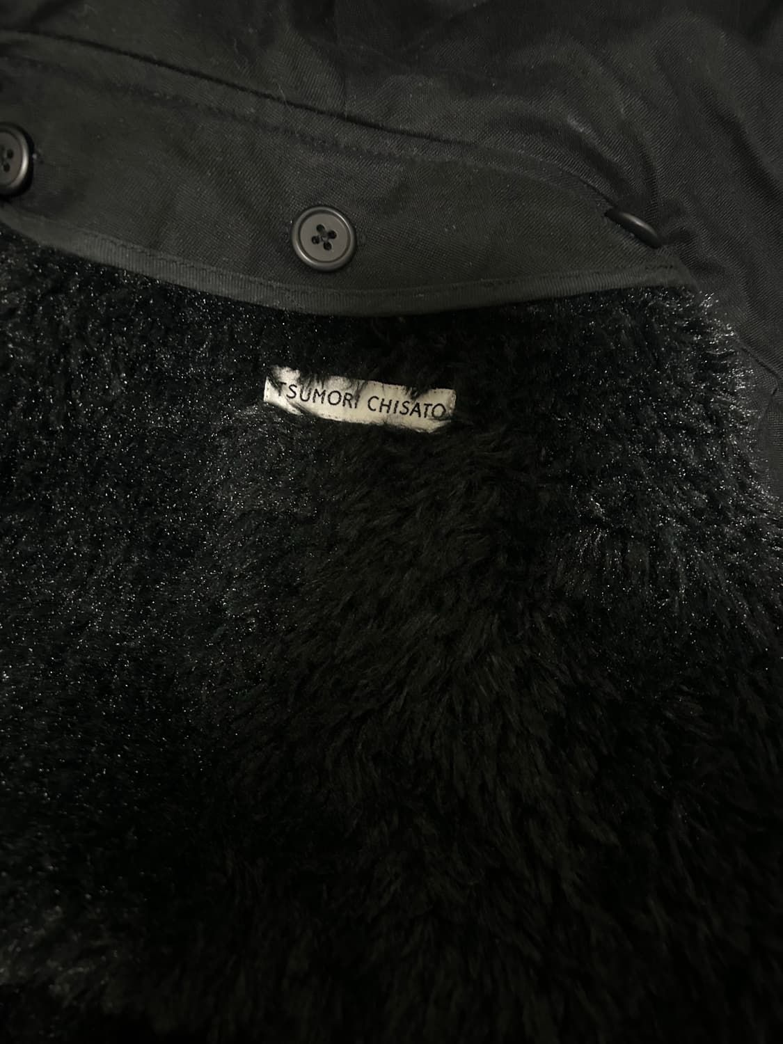 츠모리치사토 라운드포켓 퍼 코트 상품이미지4