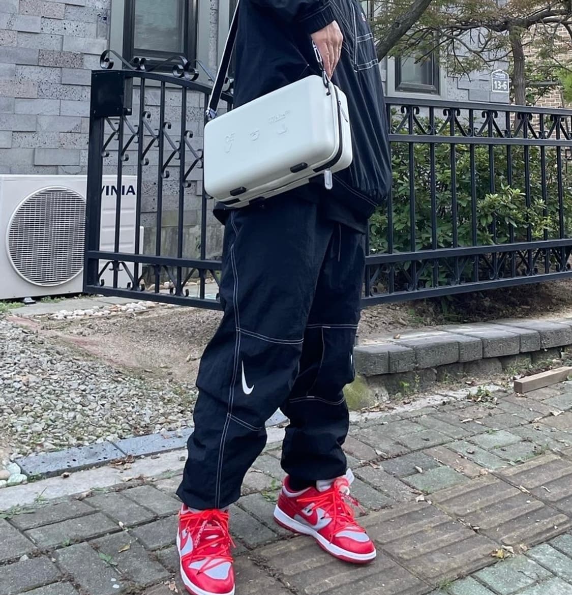 나이키 스우시 리펠 팬츠 블랙 L (29-32 추천 착용사진첨부) 상품이미지3