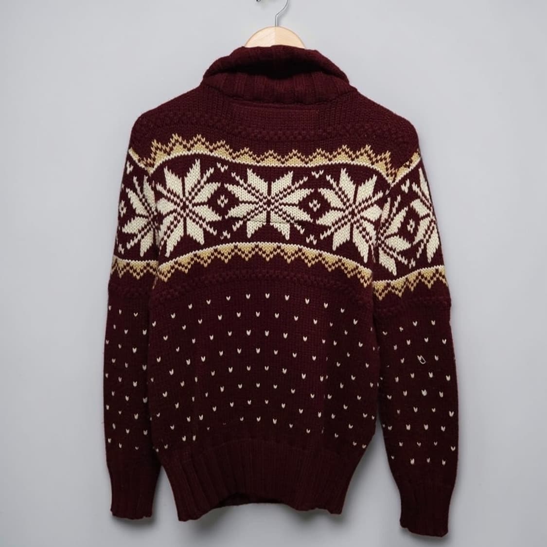 95 Abercrombie 아베크롬비 노르딕 숄카라 니트 가디건 상품이미지4