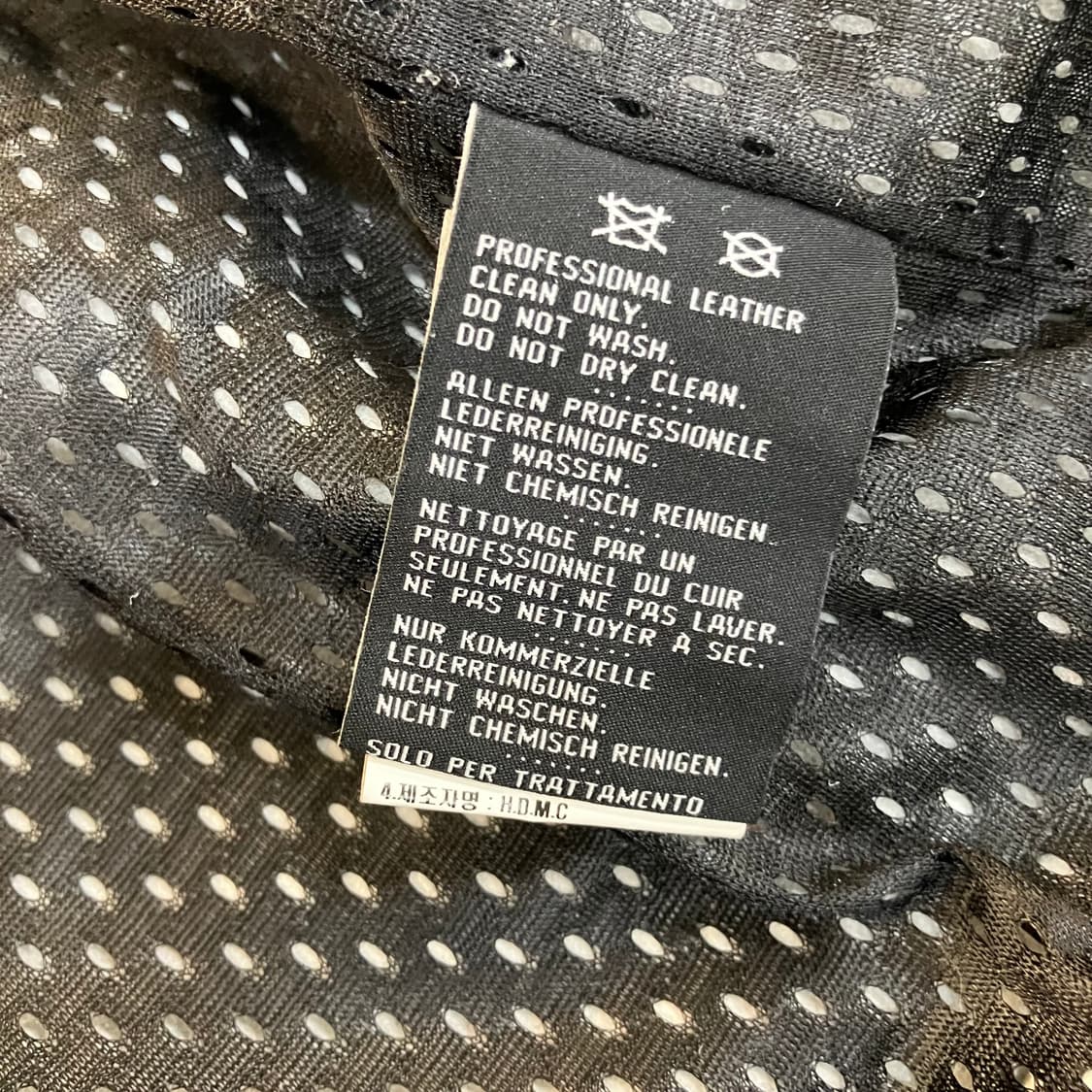 할리데이비슨 퀄팅 바이커 레더 자켓 S 상품이미지7