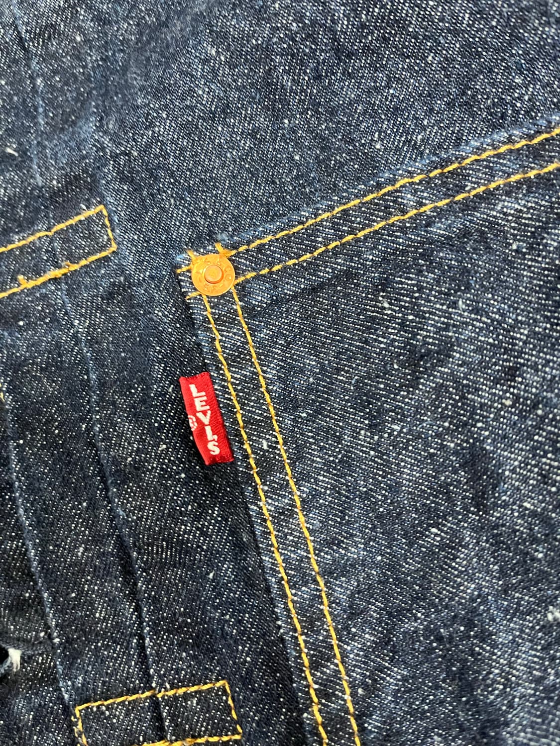 [GD착용] 리바이스 프리미엄 타입1 셀비지 데님자켓 S 상품이미지2