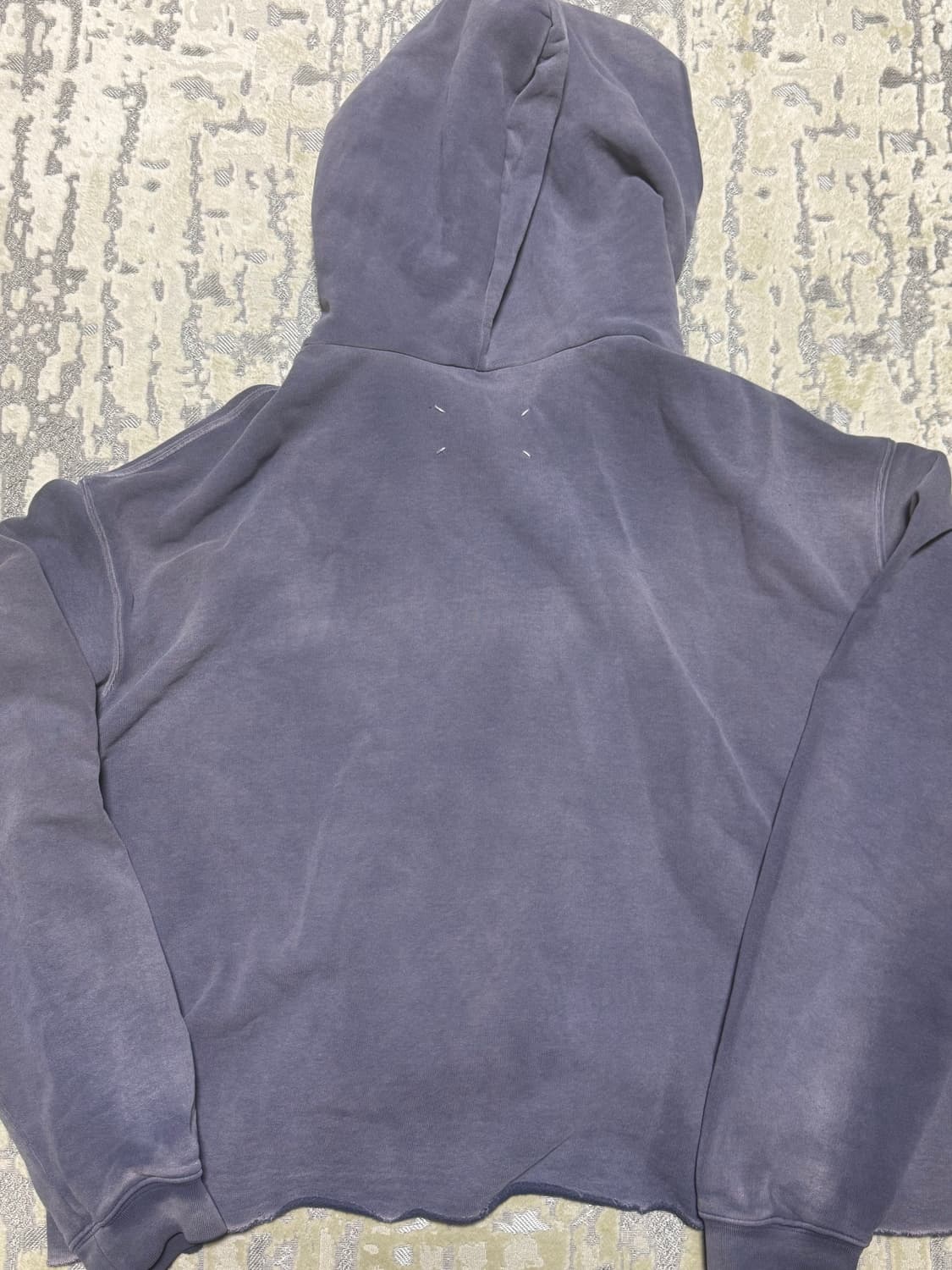 (M) 마르지엘라 코튼 워시드 후드 라일락 상품이미지5