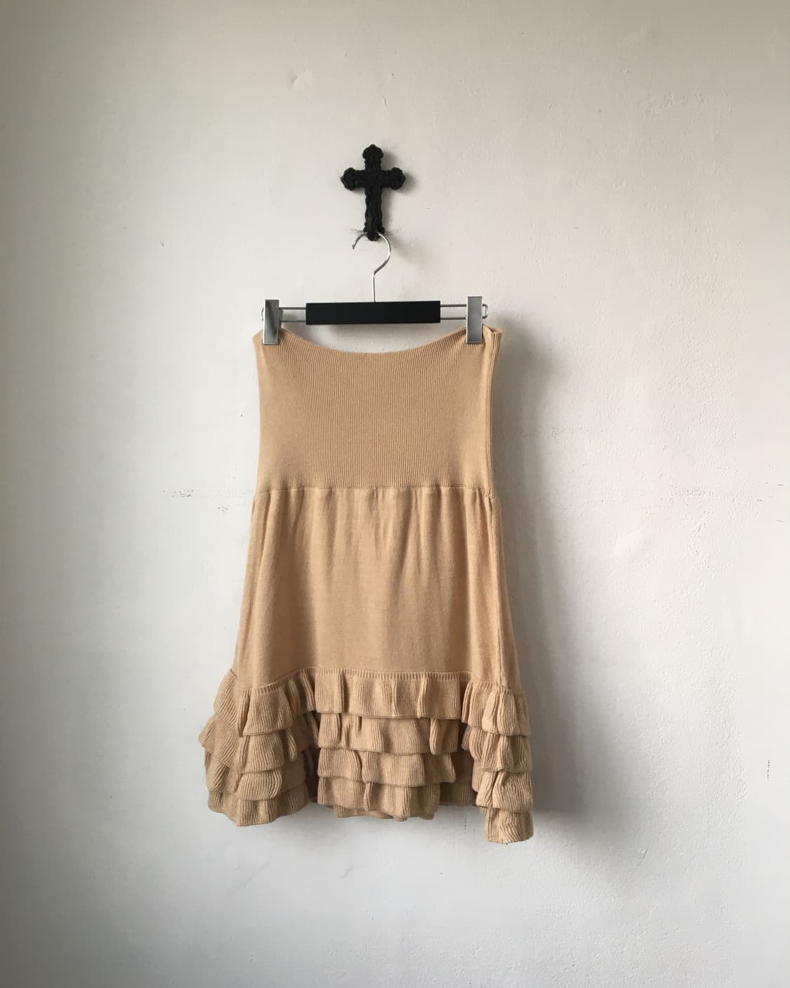 Layer point knit skirt 상품이미지1