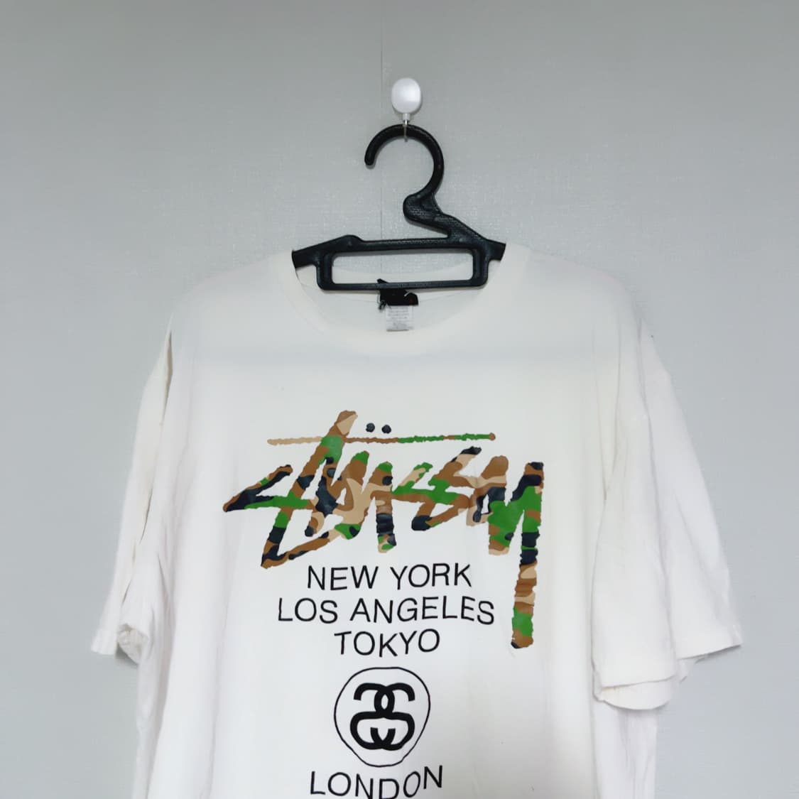 스투시 카모로고 공용 여름 반팔티 상품이미지2