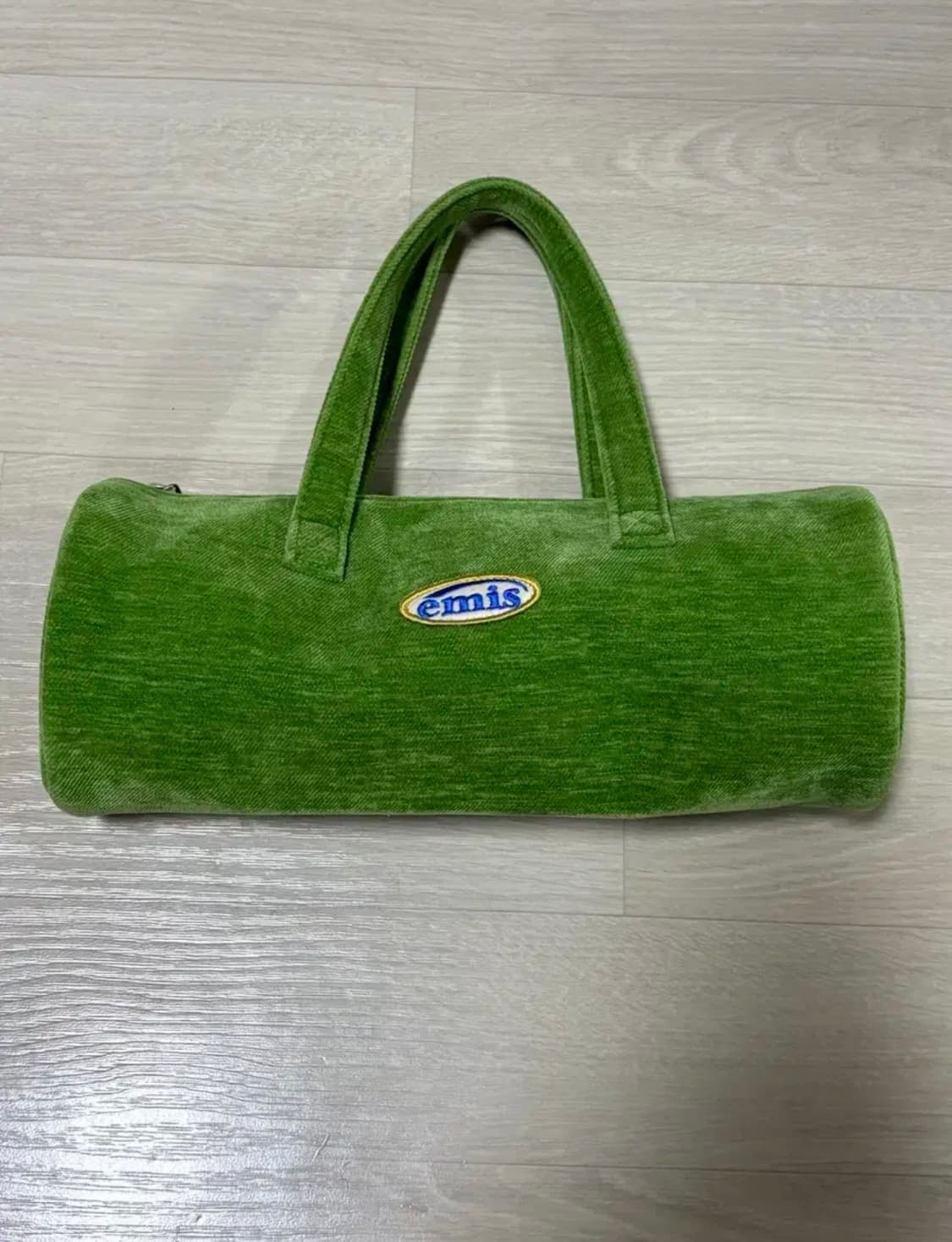 이미스 벨벳 원통 그린 상품이미지1