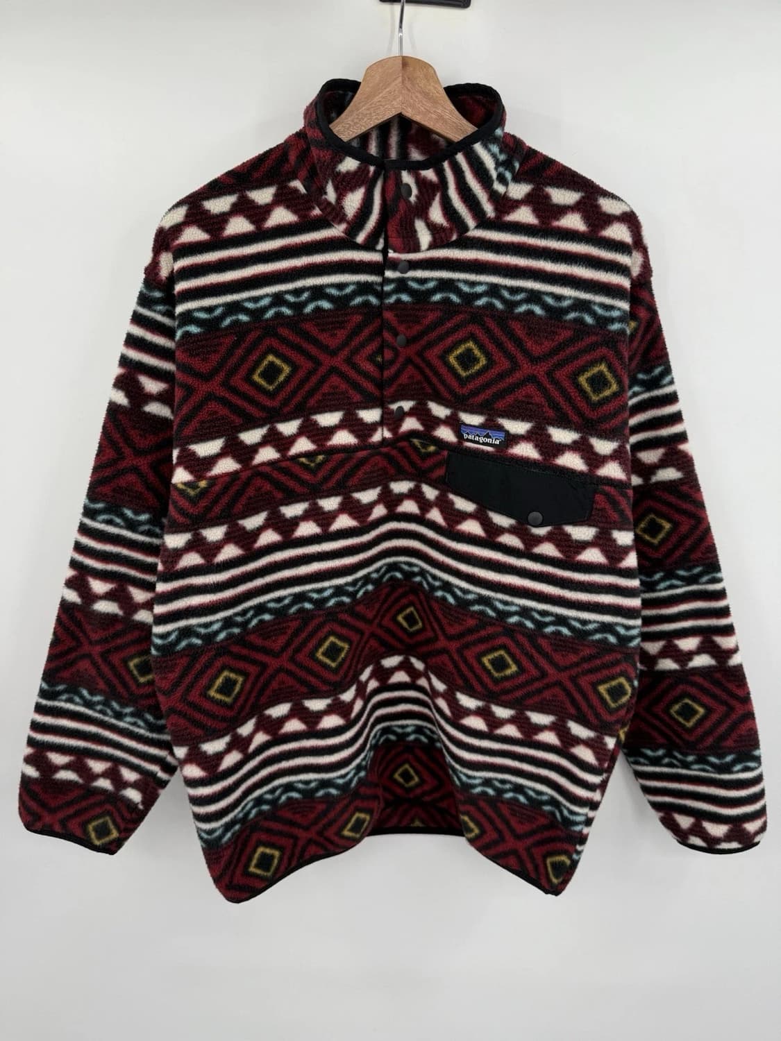 10s 파타고니아 신칠라 스냅-T 아즈텍 패턴 멕시코 상품이미지1