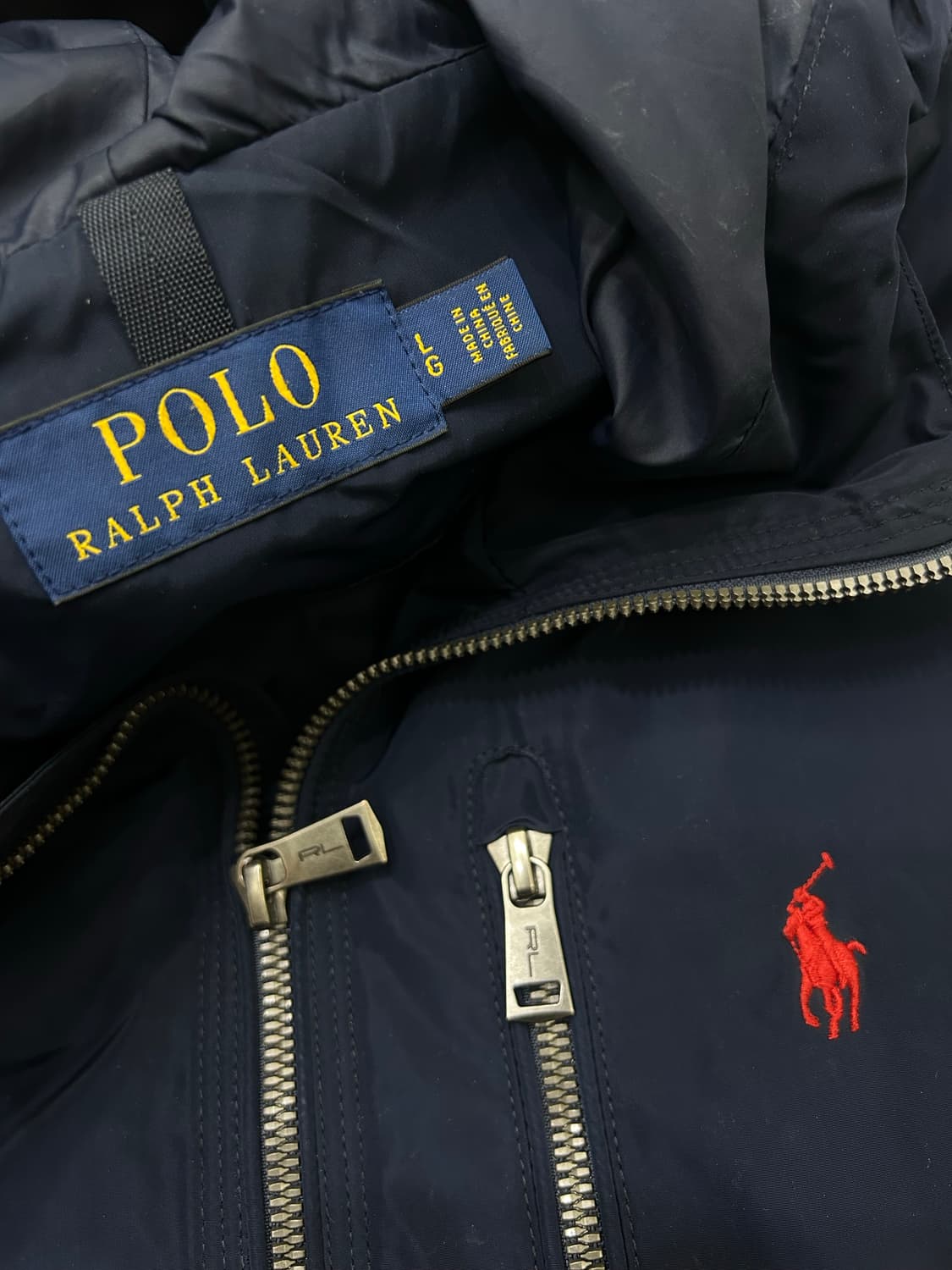 [L]폴로랄프로렌 후드 바람막이/네이비 상품이미지5