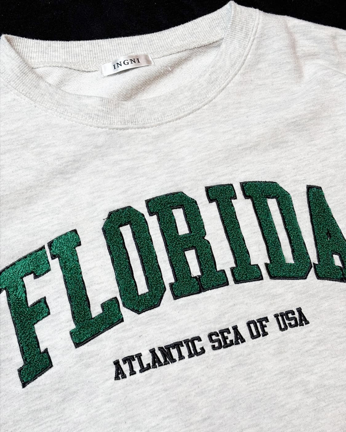 일본빈티지 INGNI 크롭 맨투맨 상품이미지2