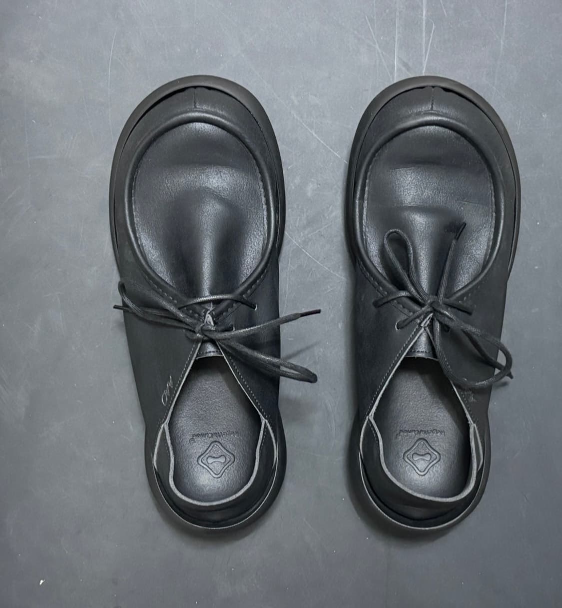 AAO Re:getA BOLD SHAPE 2hole shoes black 상품이미지3