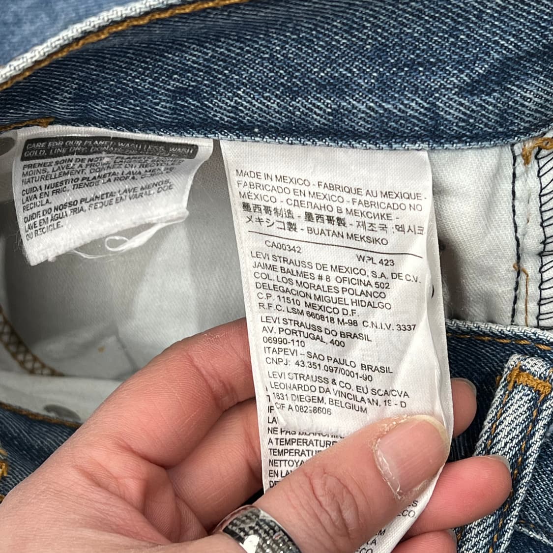 리바이스 505 데님팬츠 s09505 상품이미지8