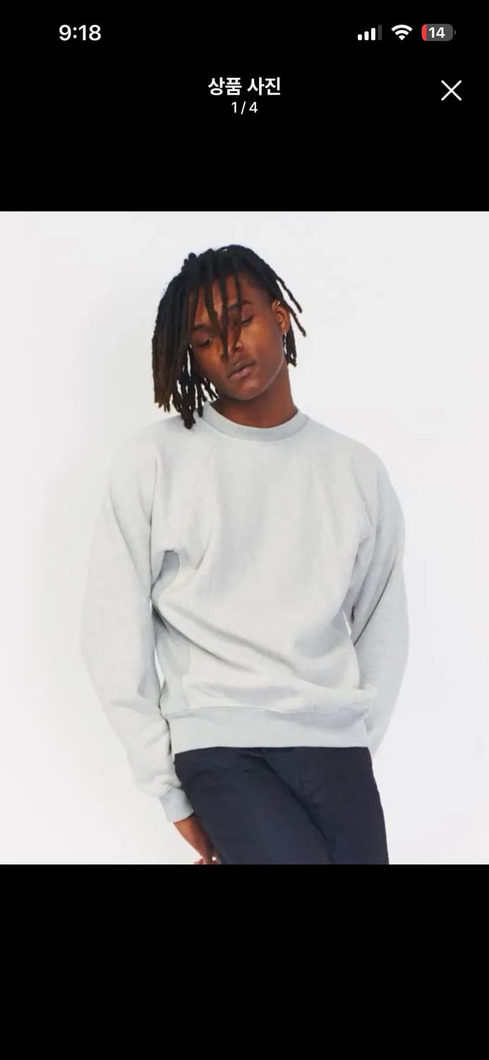 Paa Crewneck Sweatshirt grey 상품이미지1