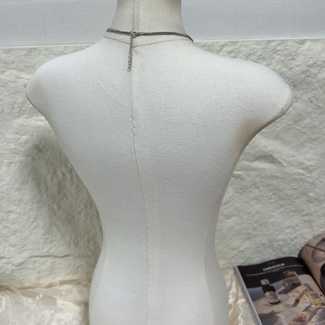 빈티지 해머링 레이어드 목걸이 상품이미지3