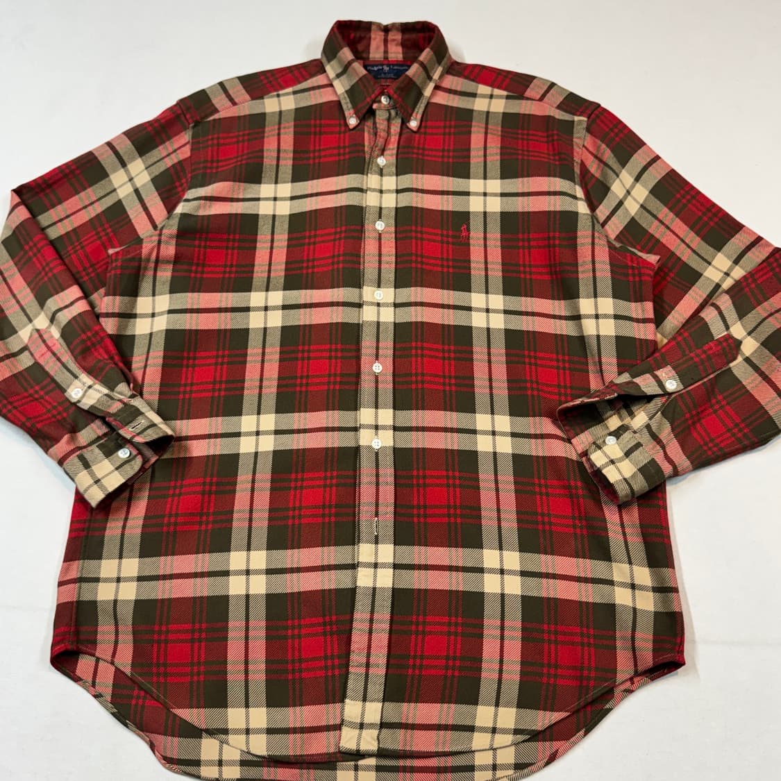 M) 폴로 랄프로렌 클래식 체크 플란넬 셔츠 상품이미지2