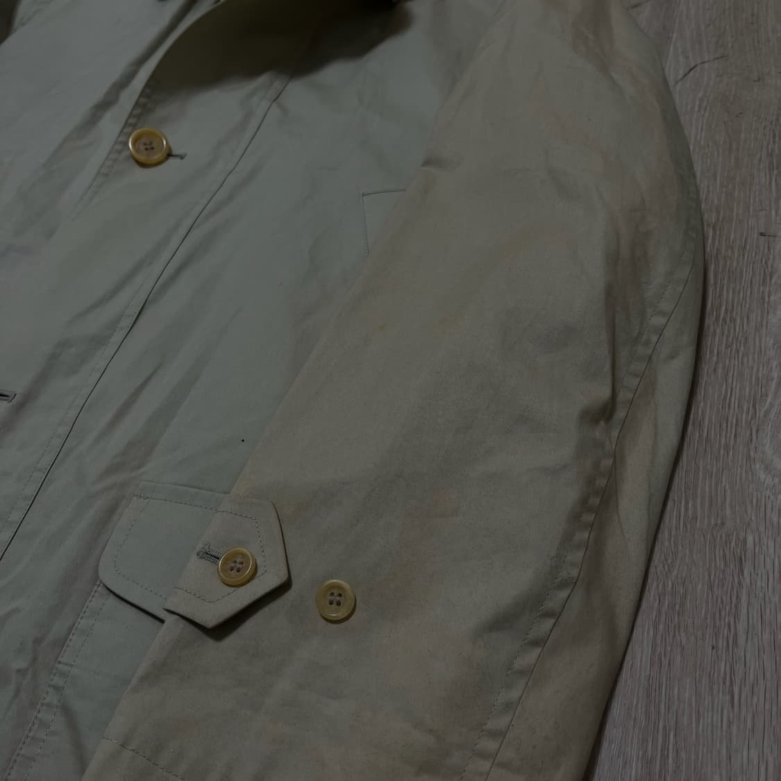 버버리 런던 노바체크 안감 숏 트렌치 맥코트 [베이지] M/95 상품이미지6