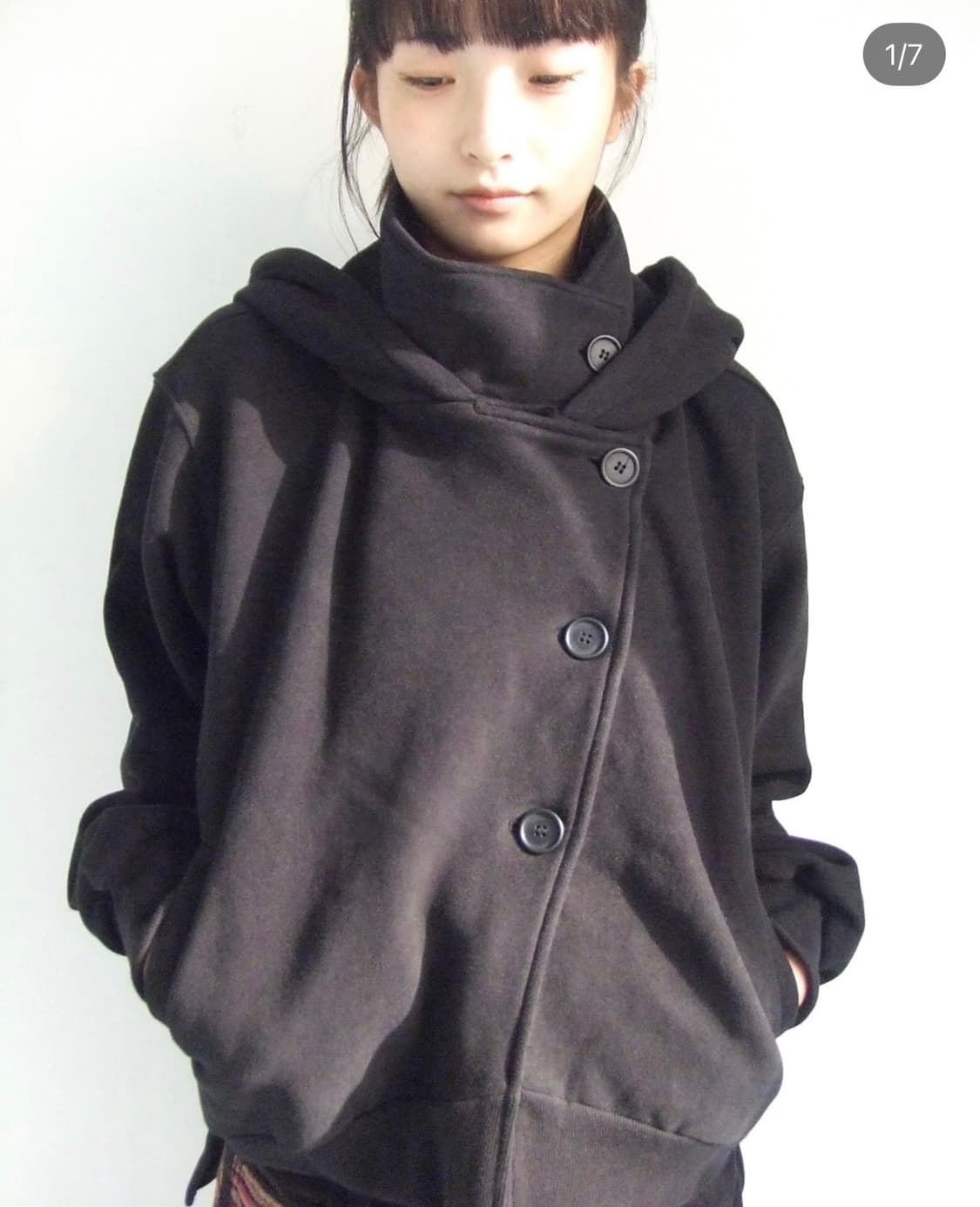 오스하이 oshigh 하이넥 후드집업 1사이즈 상품이미지1