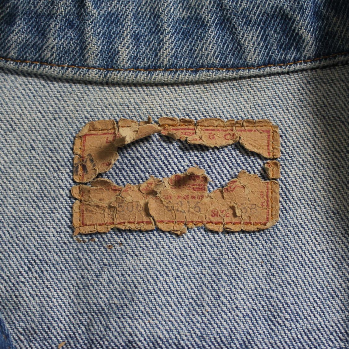 80's Levi’s 리바이스 타입3 데님 자켓(USA 빈티지) L038 상품이미지6