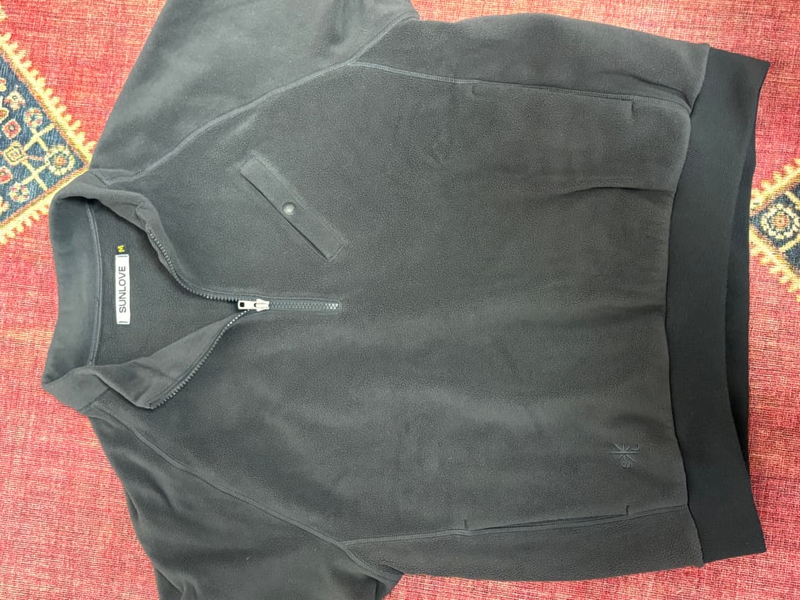 썬러브 플리스 하프집업 M 상품이미지2