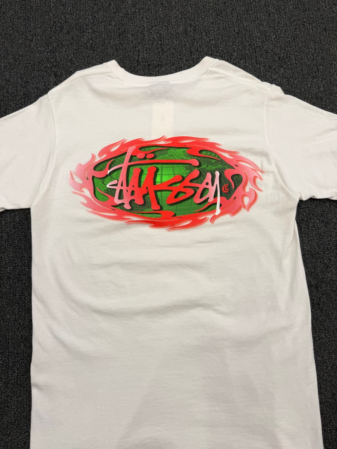 S) 스투시 빈티지 애트머스피어 프린팅 반팔 티셔츠 상품이미지4