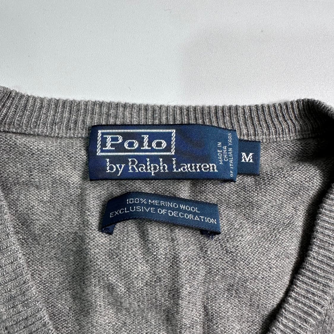 폴로 랄프로렌 그레이 메리노 울 니트 상품이미지6