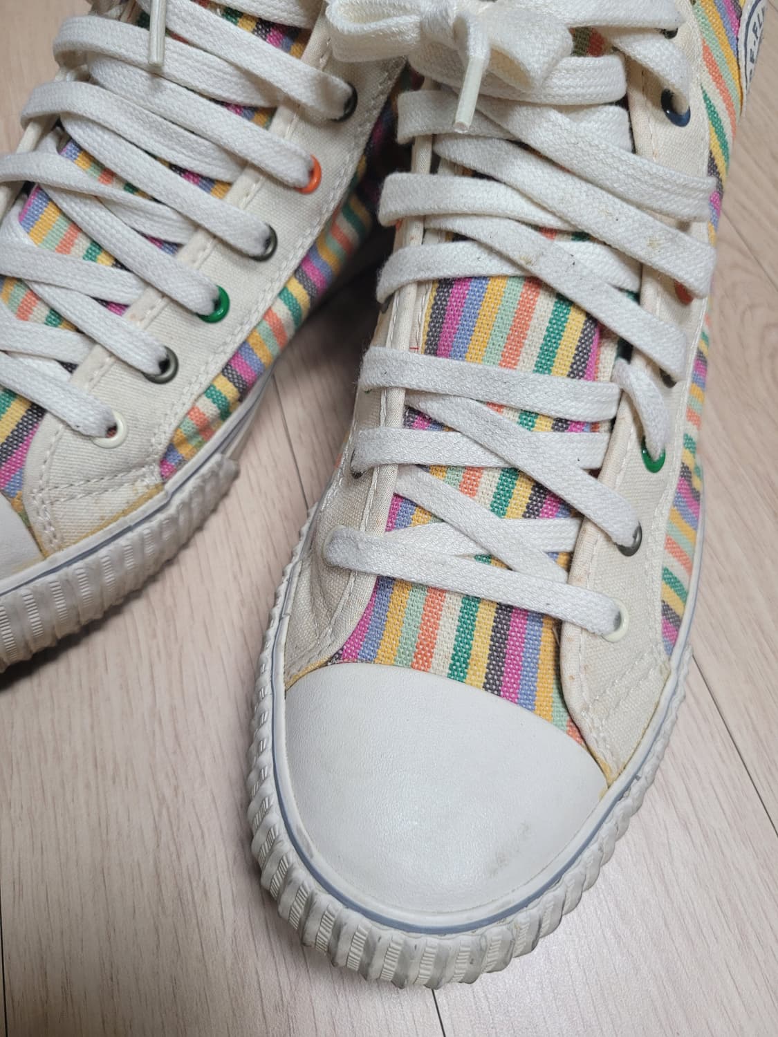 PF Flyers 남자 스니커 하이 280 레인보우 상품이미지3