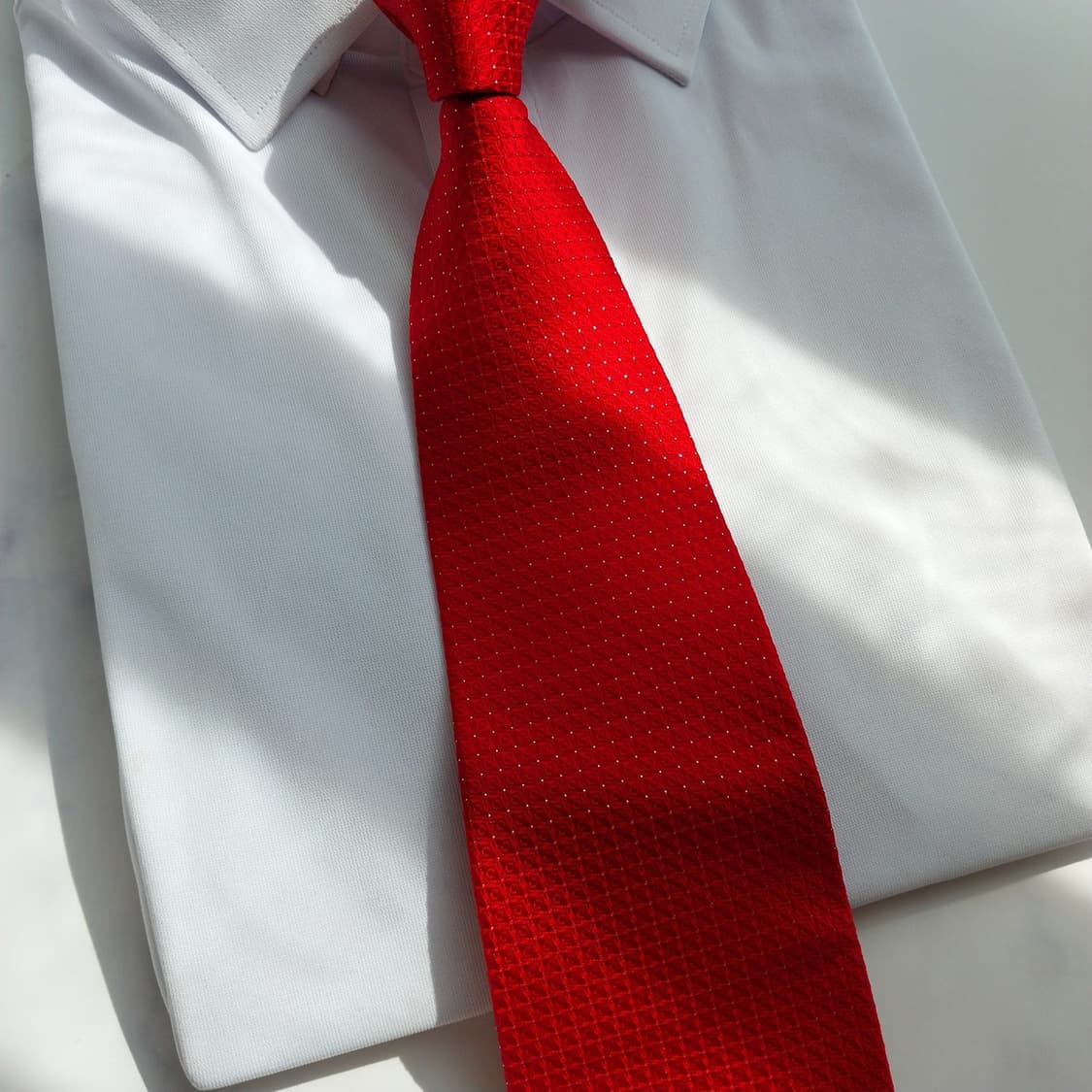 메트로시티 실크 레드 자카드 넥타이 9cm A+등급 K929
 상품이미지8