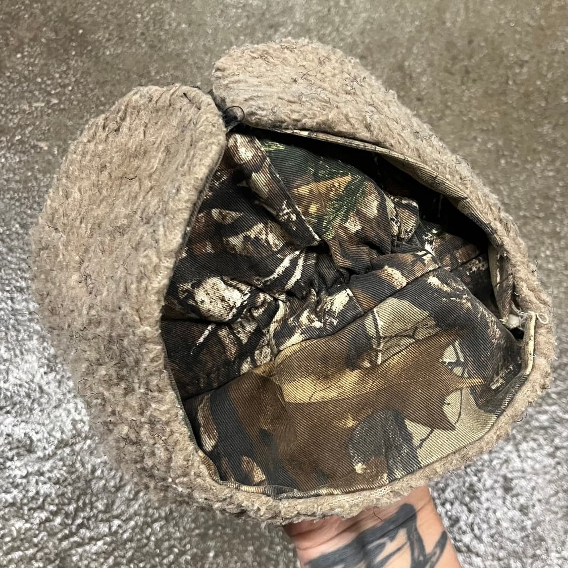 빈티지 리얼트리 이어플랩 캡 상품이미지3