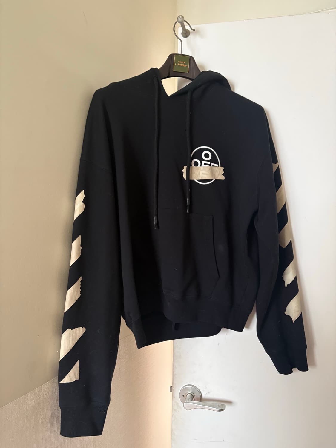 오프화이트 테이프 애로우 후드 판매 상품이미지1