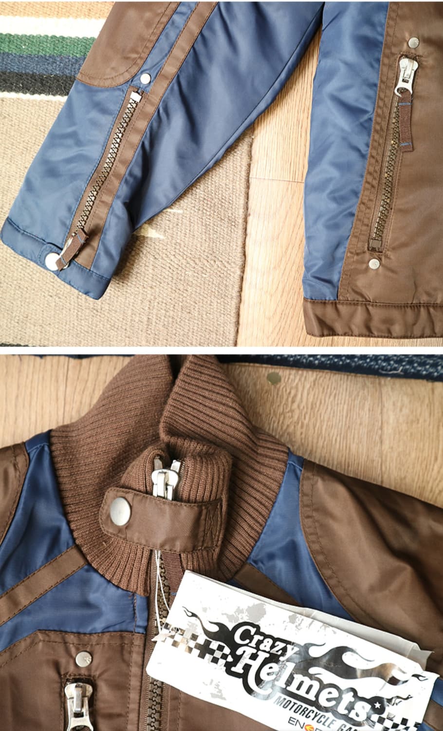 00s energie crazy helmets Y2K 감성 라이더 자켓
 상품이미지3