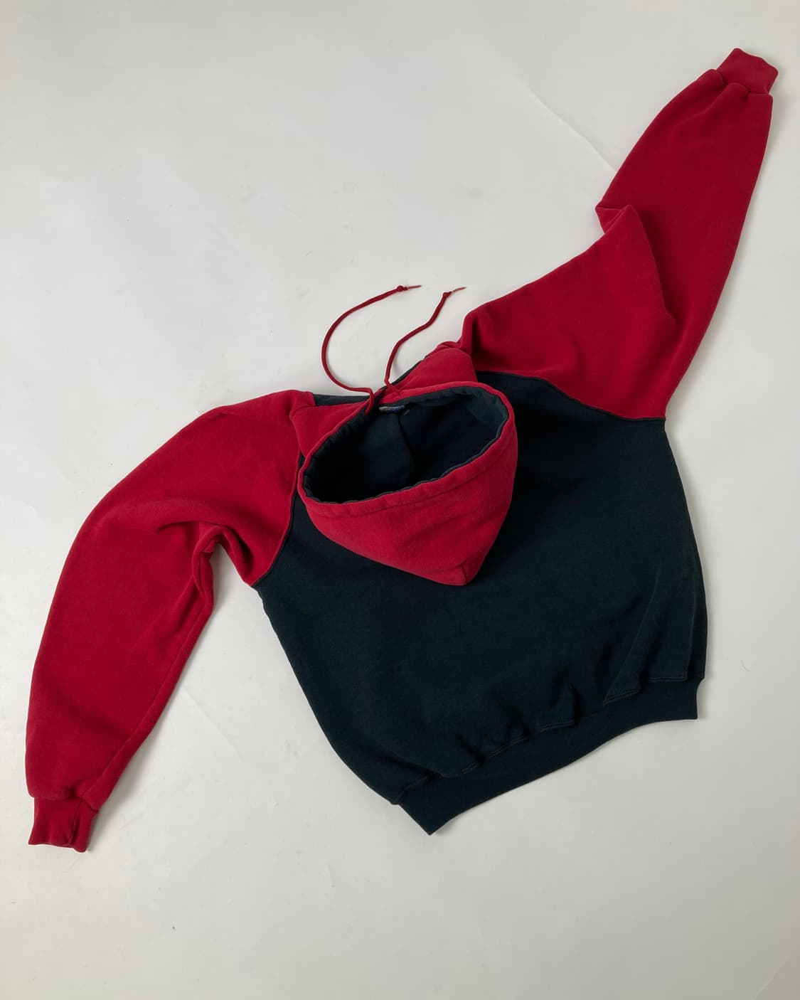 90s Russell Hoodie (black/red) 상품이미지2