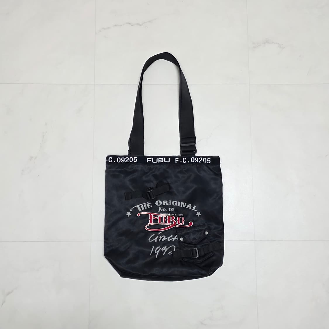 FUBU 후부 올드스쿨 Y2K 나일론 토트백 숄더백 상품이미지1