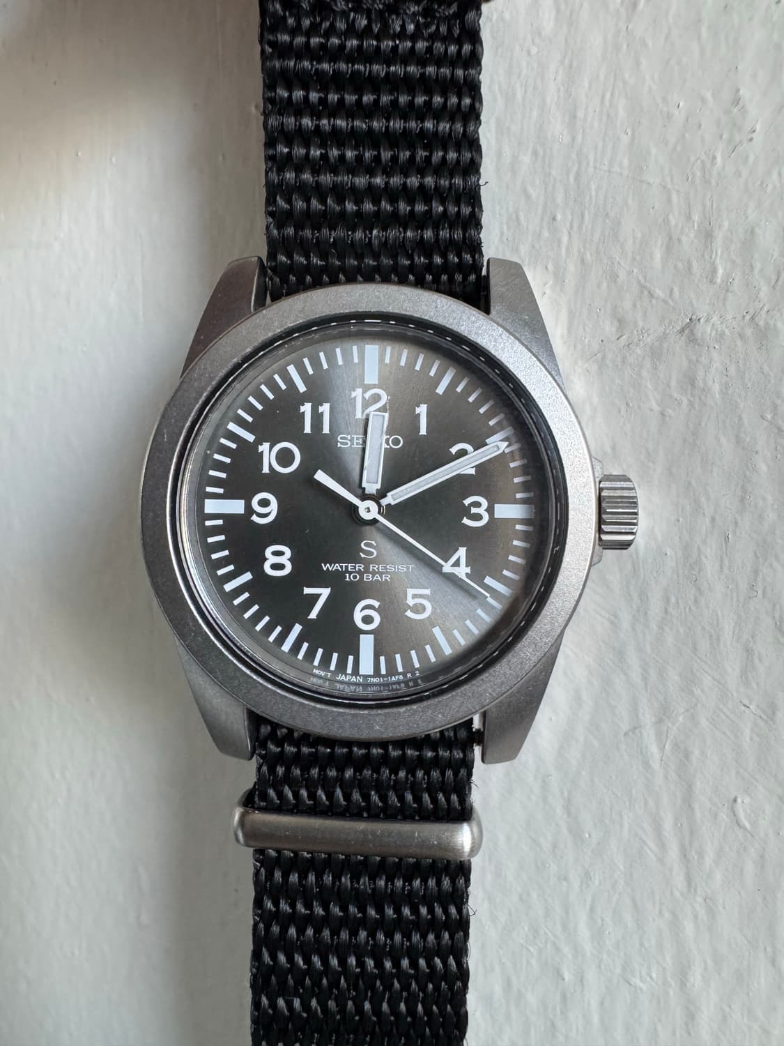 세이코 나노 유니버스 SUS 복각 한정판(300개) 그레이 선레이 상품이미지2