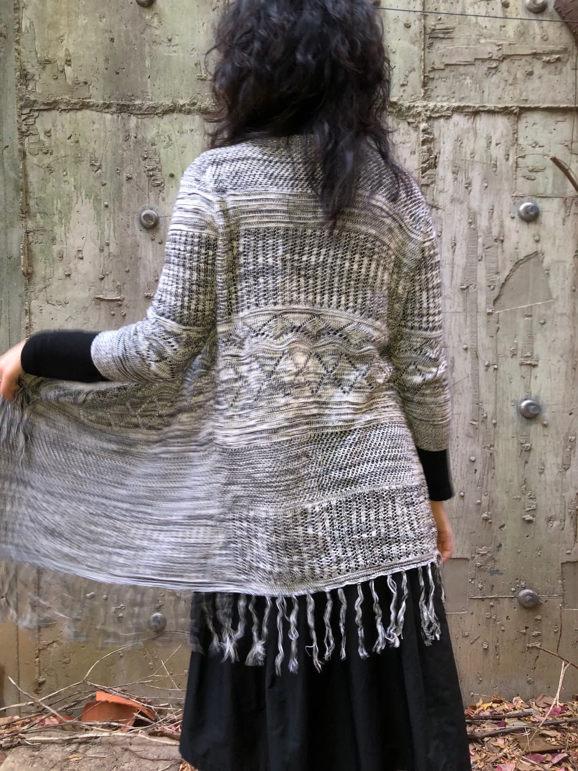 grunge shawl cardigan 상품이미지6