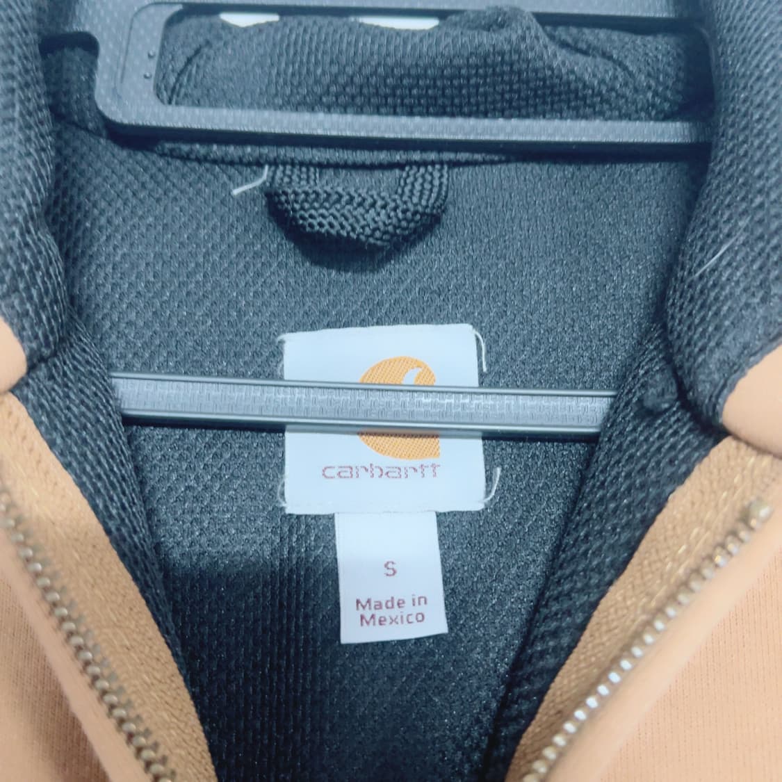 칼하트 브라운 봄 공용 후드집업 상품이미지4