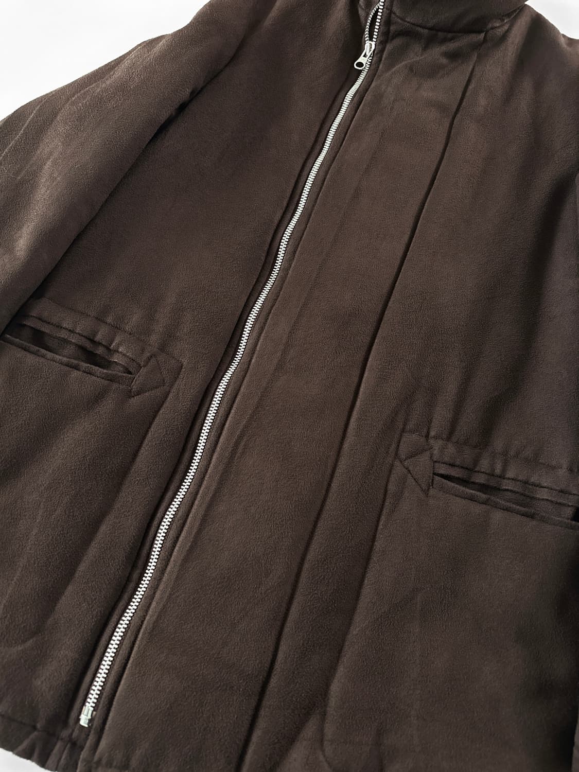 00s 스나오 쿠와하라 퍼 카라 집 업 코트 상품이미지7