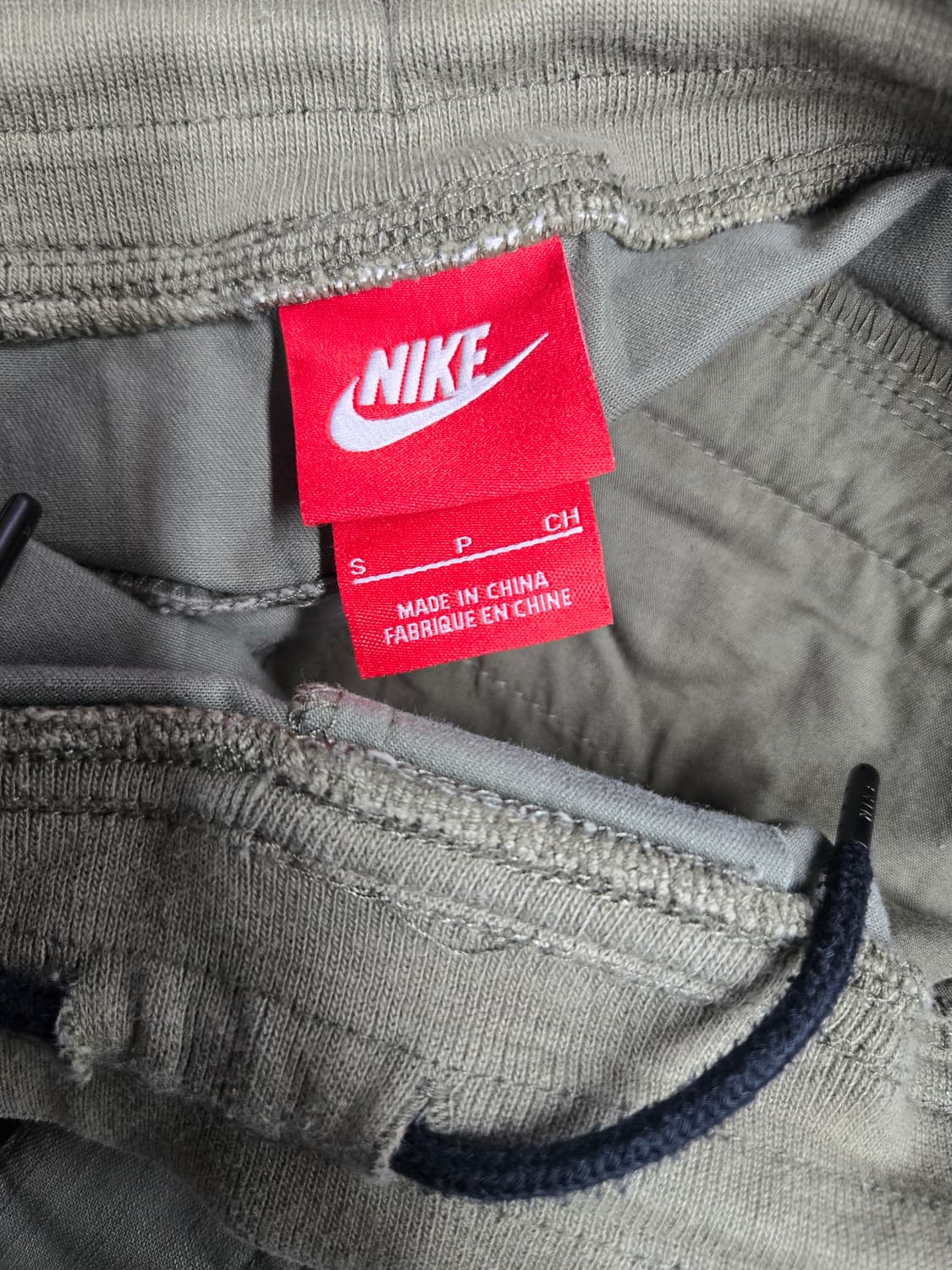 나이키 카키색 면바지 조거팬 스타일S 상품이미지5