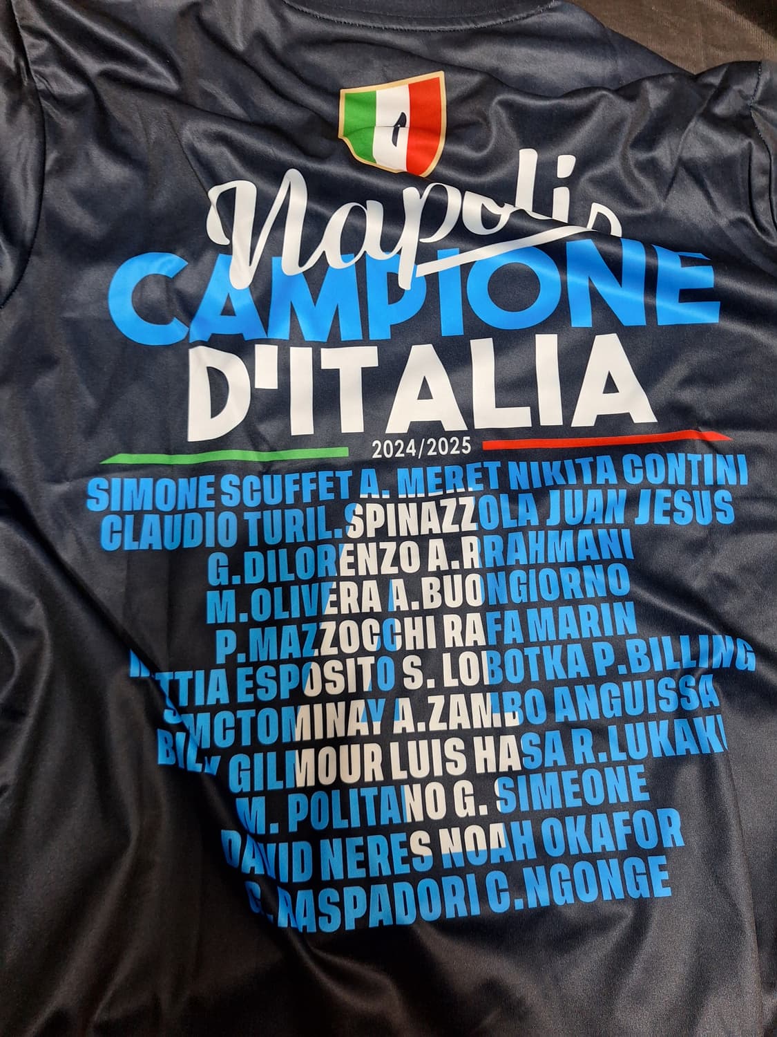 나풀리 리그 우승기념 반팔 축구유니품  상품이미지2