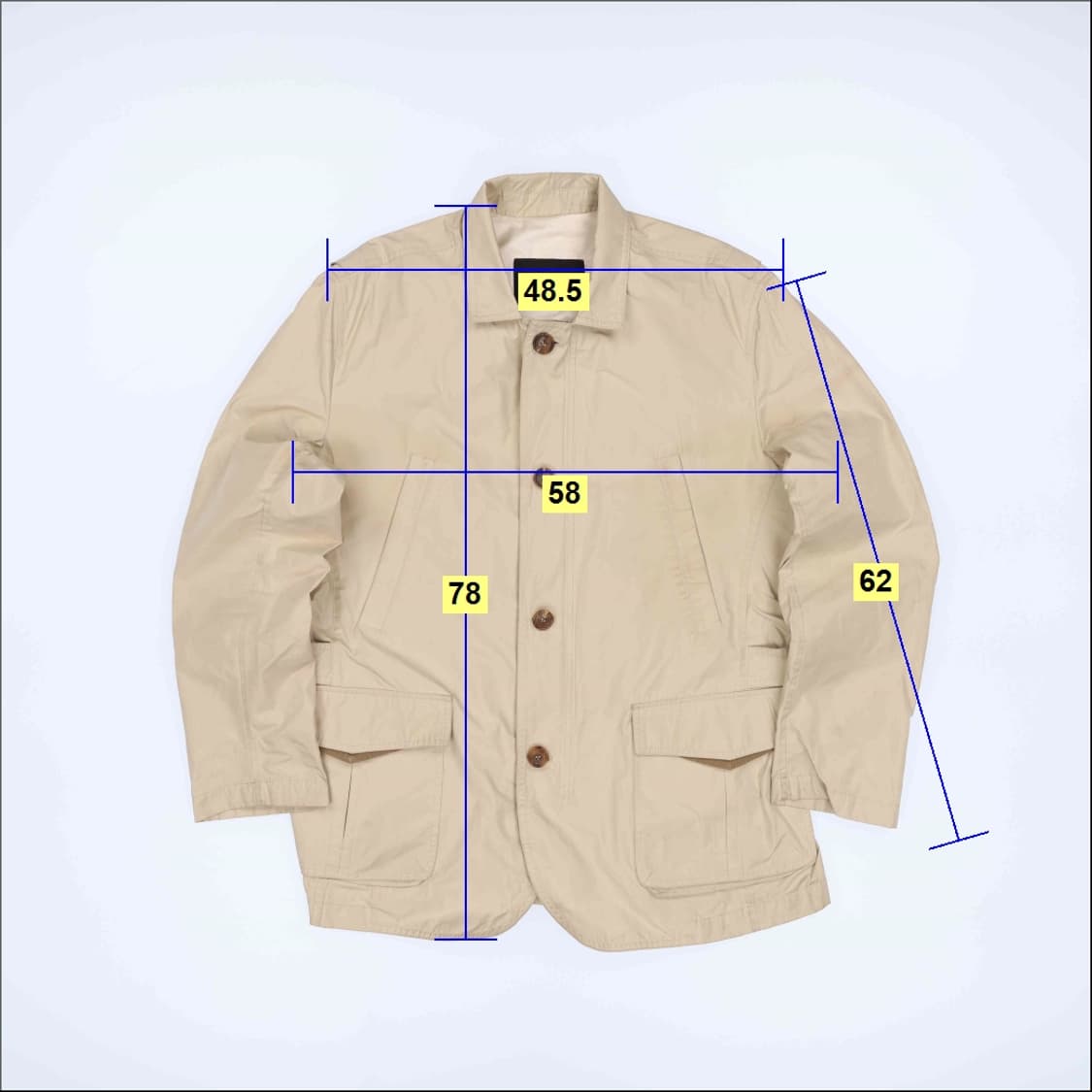 105 닥스 고급 바람막이 헌팅 자켓 베이지 4242 상품이미지10