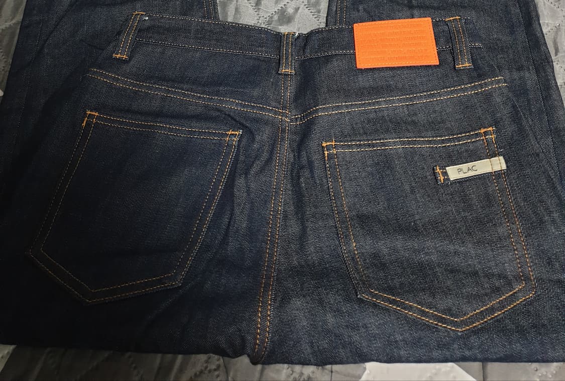 플랙 스티즈핏 셀비지 데님팬츠 (30) 상품이미지3