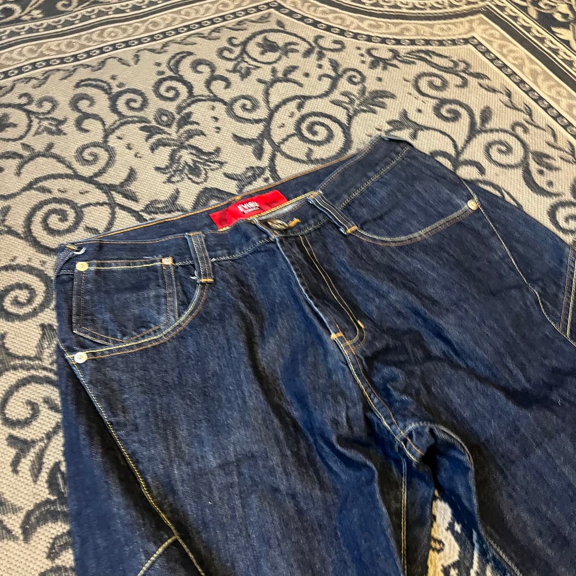 32 에비수 올드스쿨 카펜터 데님 팬츠W2468 상품이미지2