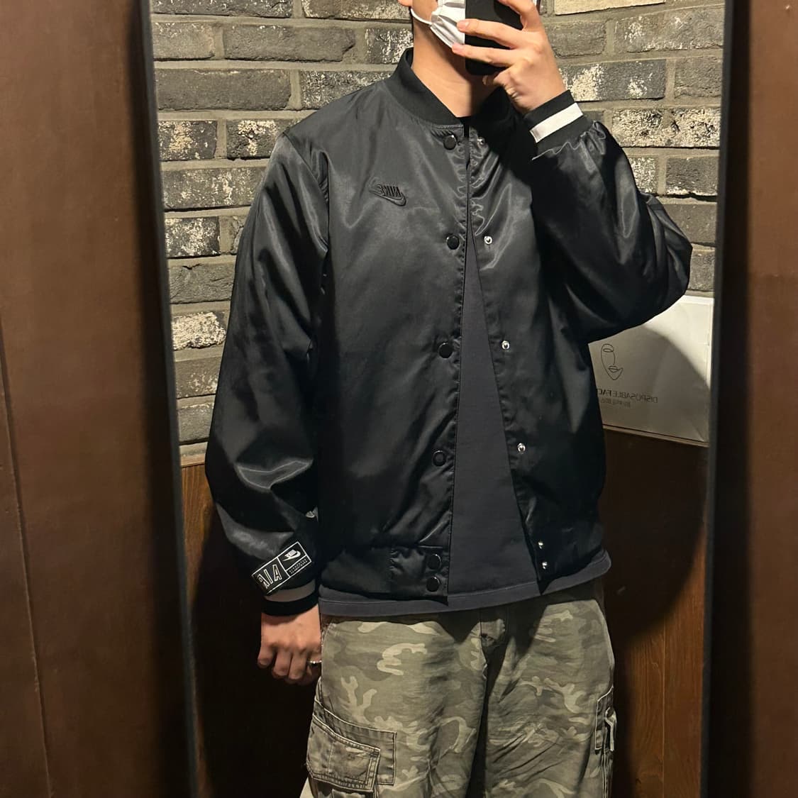 XL) 나이키 NSW 새틴 스타디움 자켓 상품이미지10