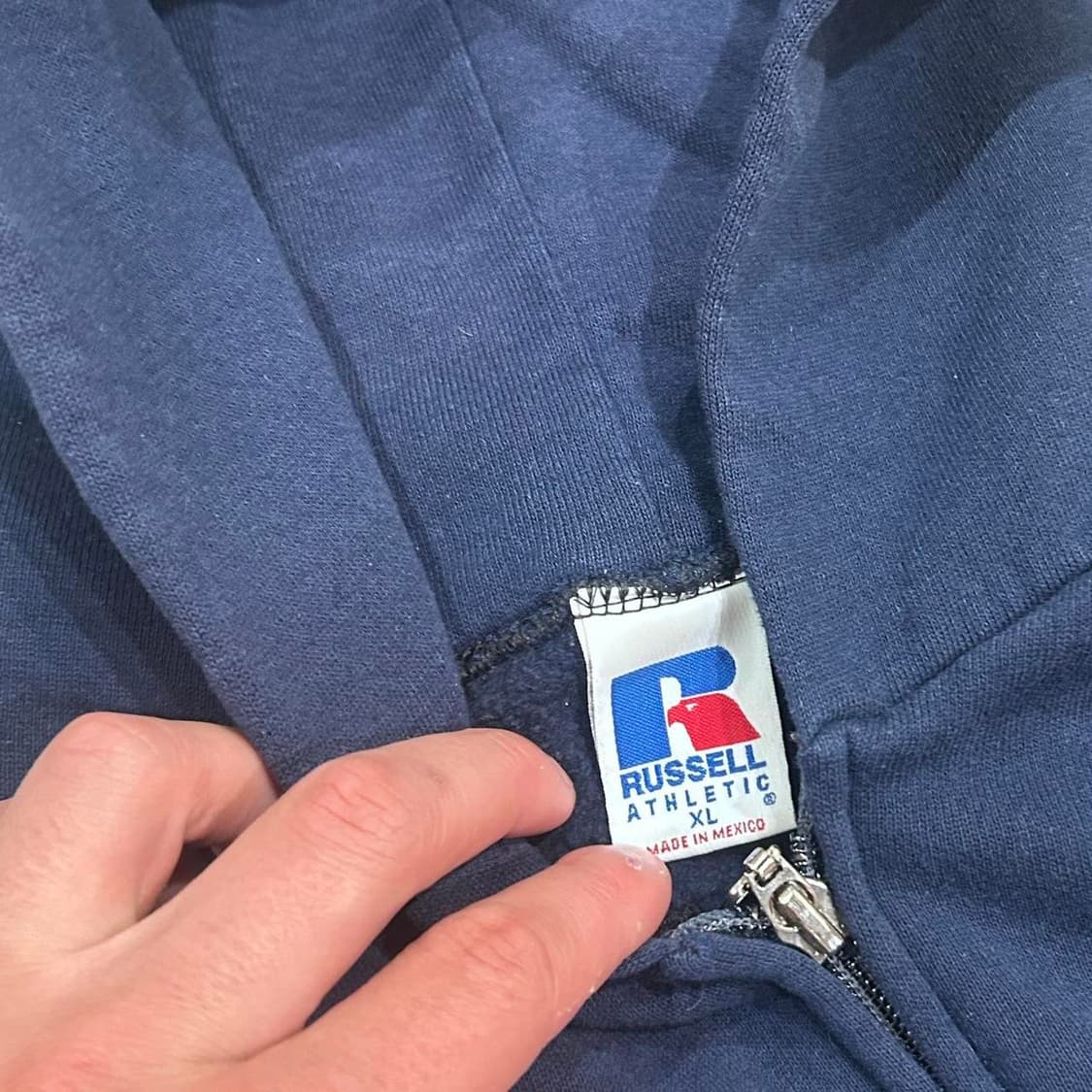 러셀 애슬레틱 후드집업 네이비 상품이미지4