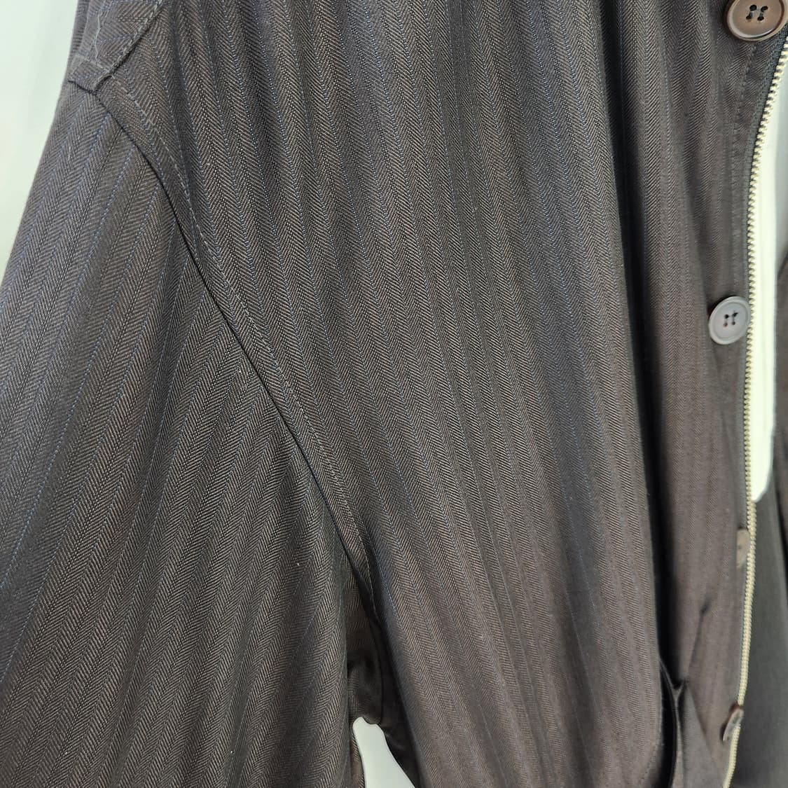 폴리테루 3 울 실크 탱커 차콜 브라운 상품이미지2