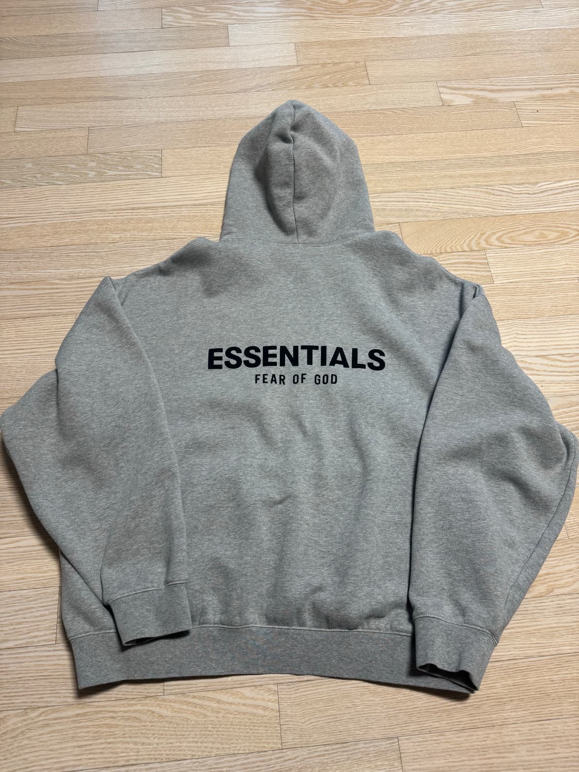 에센셜 후드 다크 오트밀 XL 상품이미지2